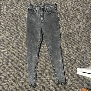 Abercrombie & Fitch high rise super skinny ankle jeans